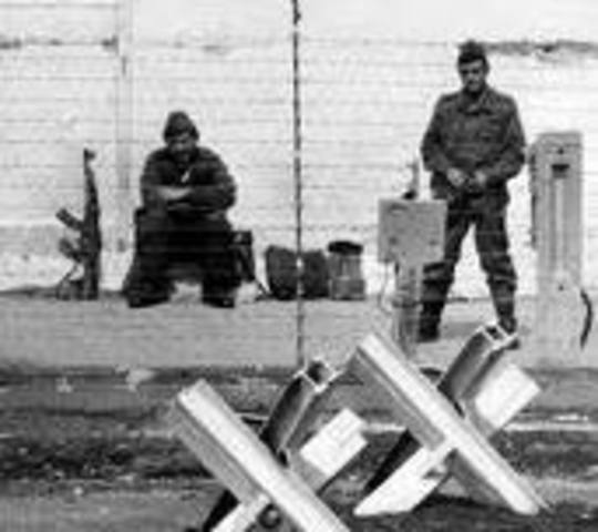 Berlin Wall Erected