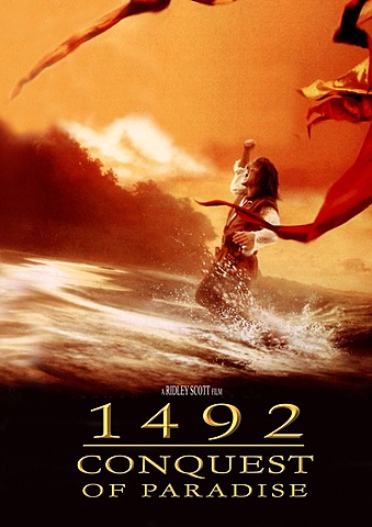 Columbus arrives to Guanahani Island