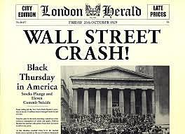 El jueves negro y la gran depresión.