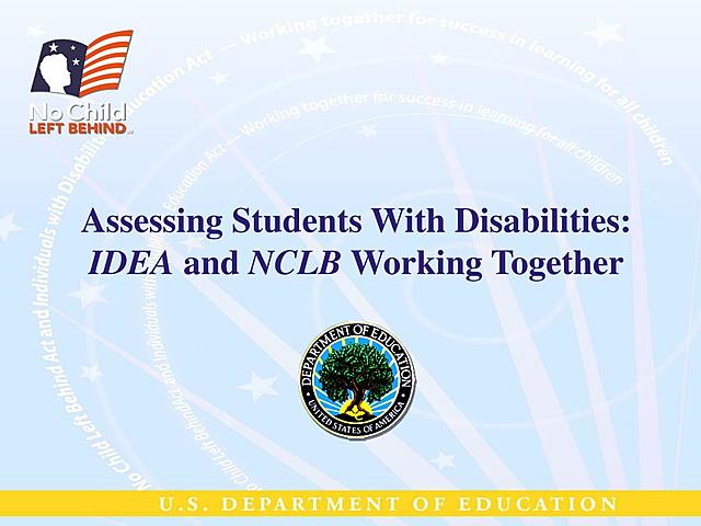 Aligning IDEA and NCLB