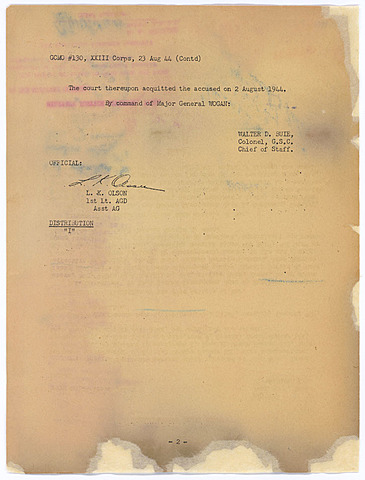 Court-martial begins