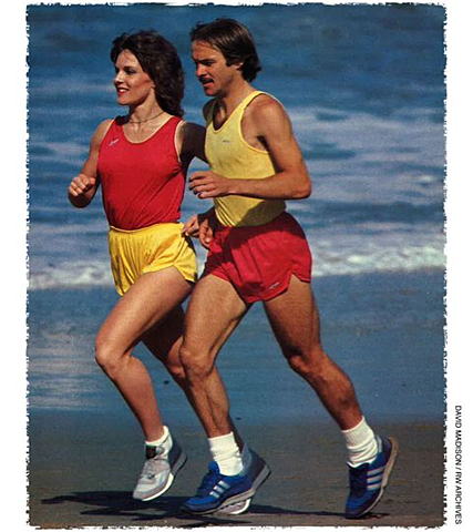1983 ~ athletic wear became popular for men