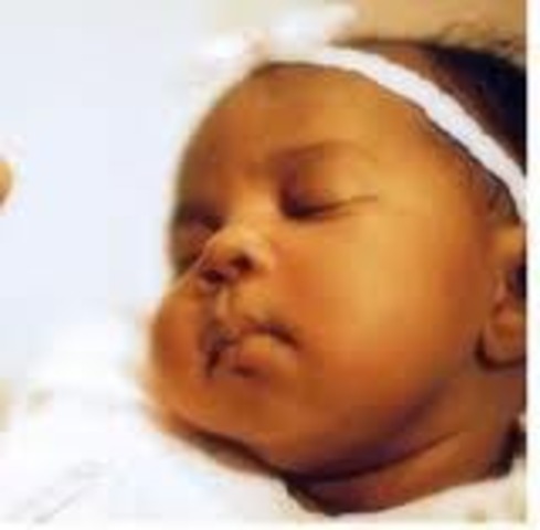 We adopt a baby girl from Africa, Dalila.