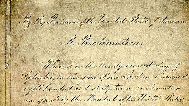 Emancipation Proclamation