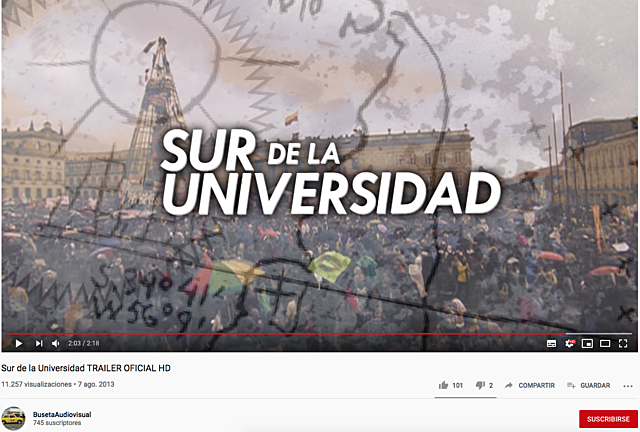 Película sur de la universidad