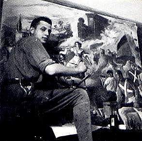 Estudia pintura en la escuela Massana en Barcelona