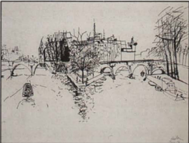 Primer premio en el salón de artistas españoles residentes en Paris.