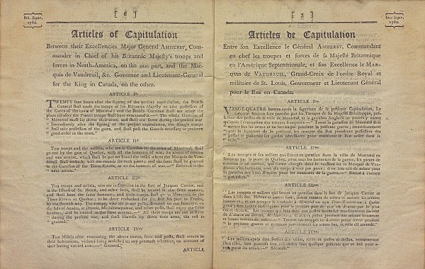 La capitulation de Montréal