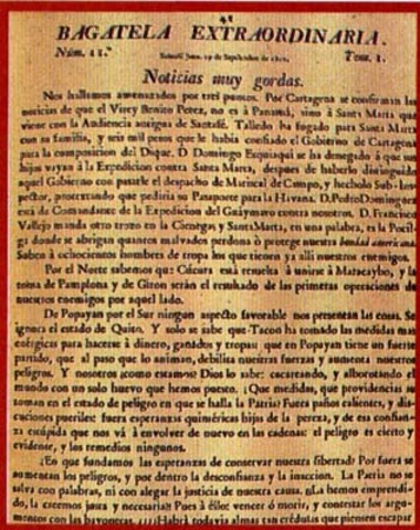 SE FUNDA EL PRIMER PERIODICO