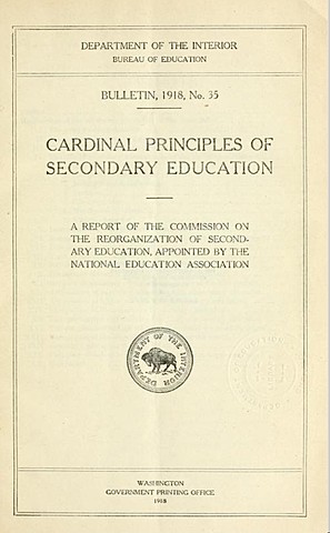 Cardinal Principles Report of 1918