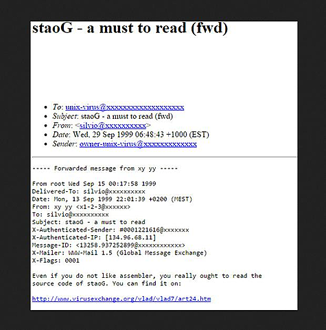 Primer virus detectado en un sistema Linux