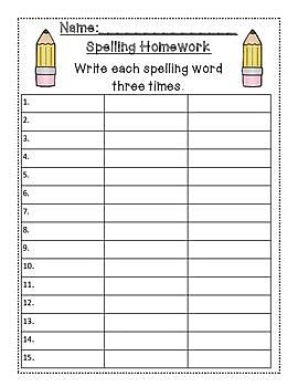 Spelling Test