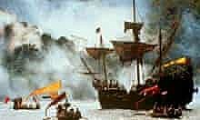 Columbus finds new land