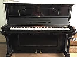 He started playing the piano