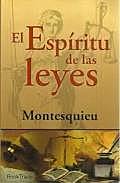 Montesquieu: El espíritu de las leyes
