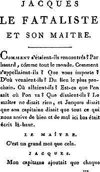 Diderot (1713-1784), Jacques el fatalista