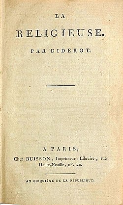 Denis Diderot - "La religiosa"