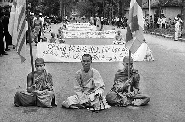 Buddhists' First Mass Protest
