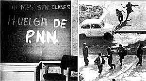 Marchas de los ME en 1976