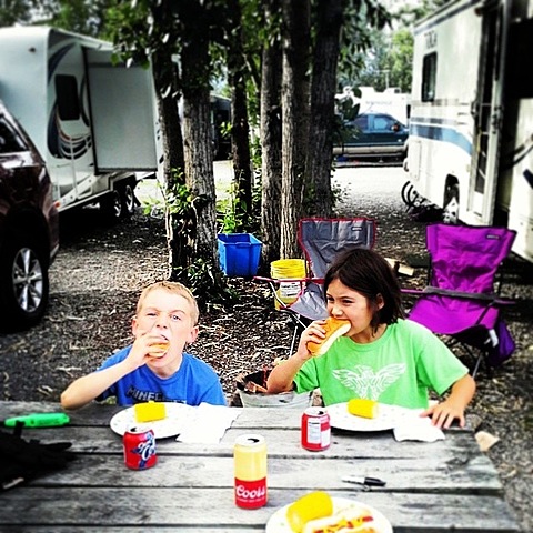 Caminando las montañas.