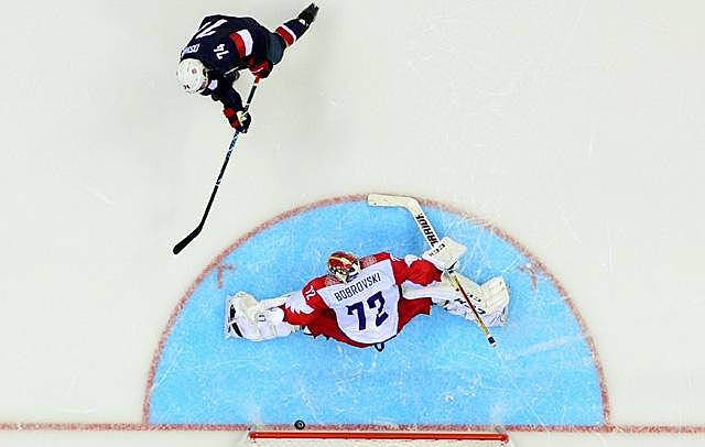 TJ Oshie Shootout hero vs Russia