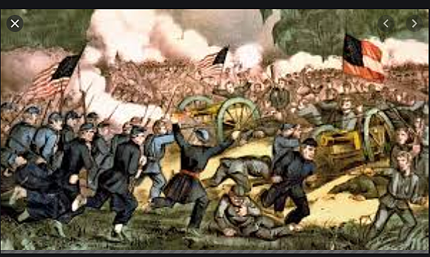 The Confederate Troops Fire at Fort Sumter, South Carolina