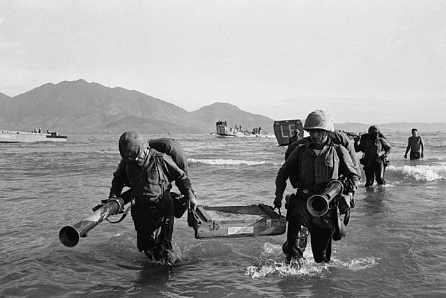 U.S. Marines landing
