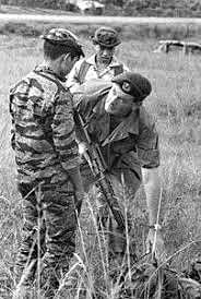 heavily training south vietnam troops