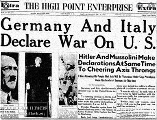 Germany declares war on US
