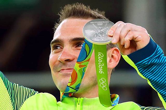 7/19  Arthur Zanetti (argolas)