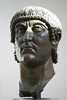 L’emperado Constantí va autoritzar als cristians a practicar lliurement la seva religió.