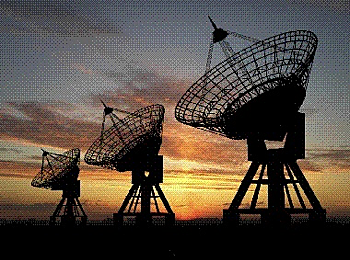 Radio vía satélite.