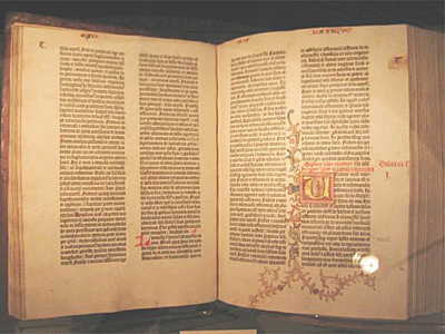 Primera impresion de la biblia