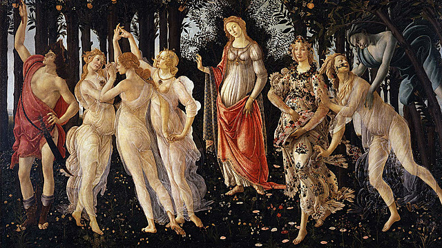 Boticcelli pinta la primavera
