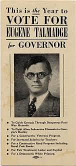 Eugene Talmadge won the Georgia Primary.