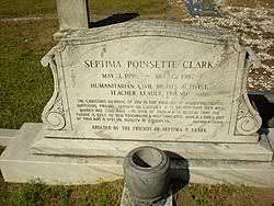 Septima Poinsette Clark Dies