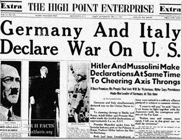 Germany Declares War On The U.S.
