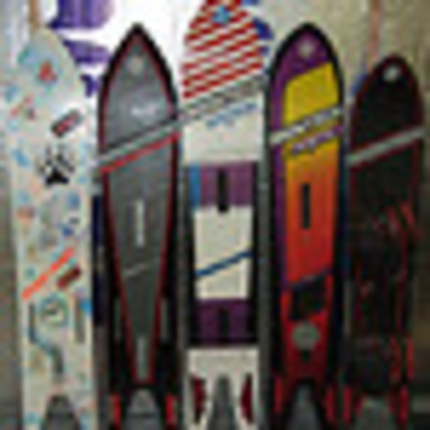 First snowboard created