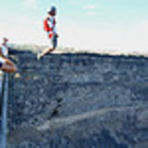 Michael Pelky and Brian Schubert are injured performing the first BASE jump