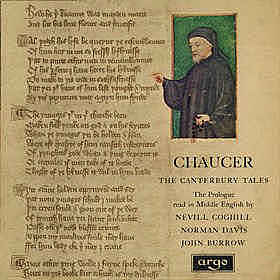 CHAUCER, "prologue" to Canterbury Tales