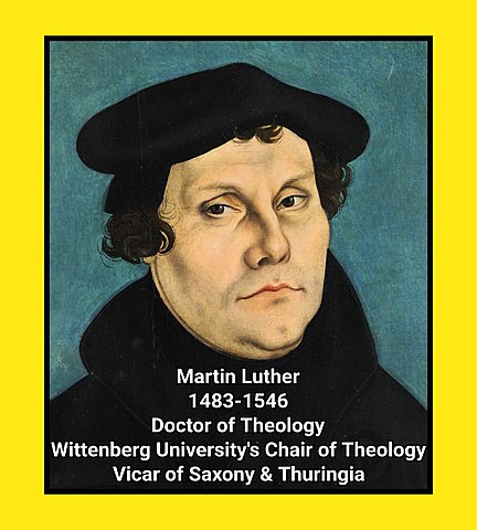 Martin Luther post his theses in Wittenberg, leading to Protestant Reformation.