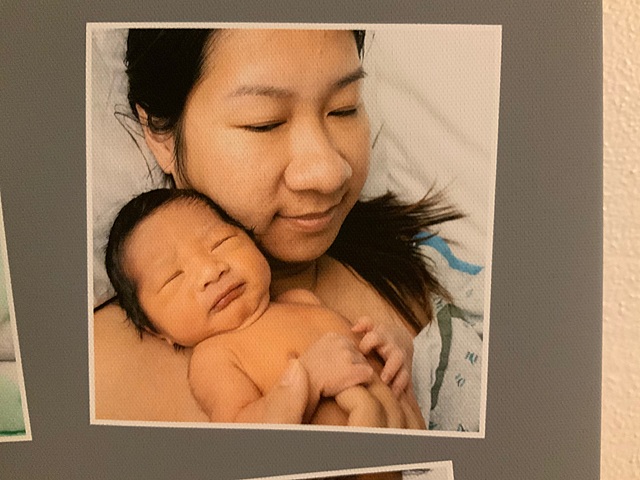 my baby brother being born