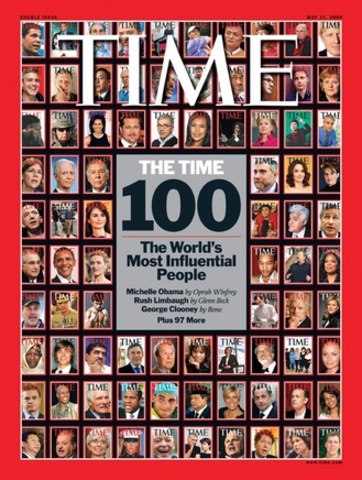 Time Magazine top 100 most  influential people
