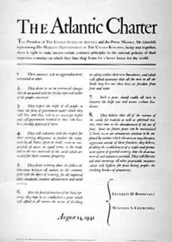 Atlantic Charter signed