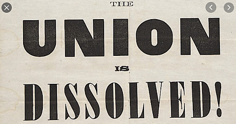 South Carolina Secedes from the Union