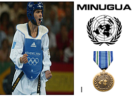 Minugua es reconocido por ayudar  a la paz- Gabriel Sagastume queda en 5to lugar Juegos Olímpicos de Atenas