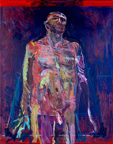 Exposición de la serie Cristos en la galería Marta Traba