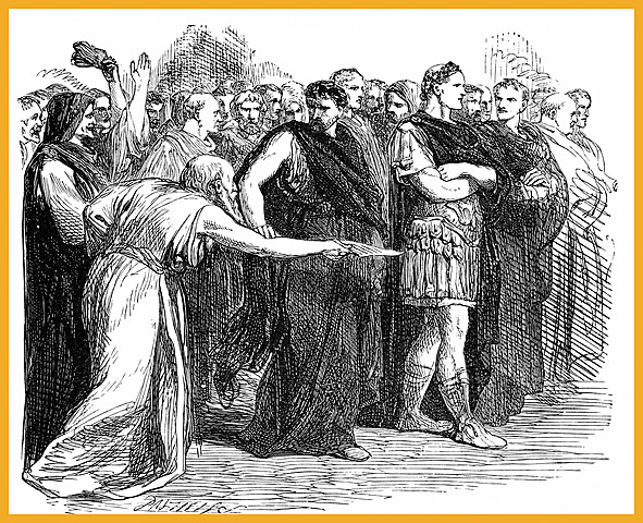 The Soothsayer warns Caesar