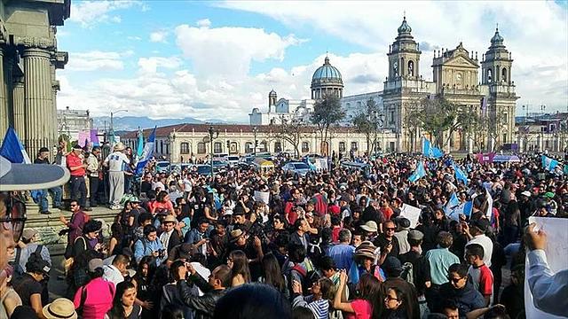 Paro Nacional en Guatemala