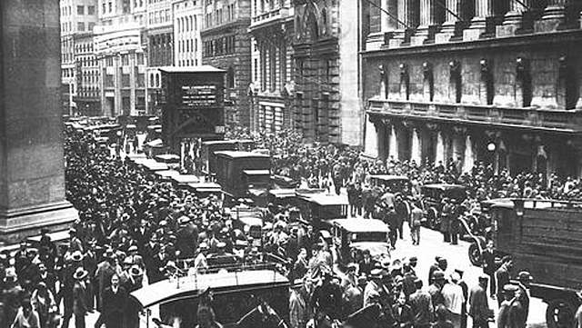 HUNDIMIENTO DE LA BOLSA DE NUEVA YORK
